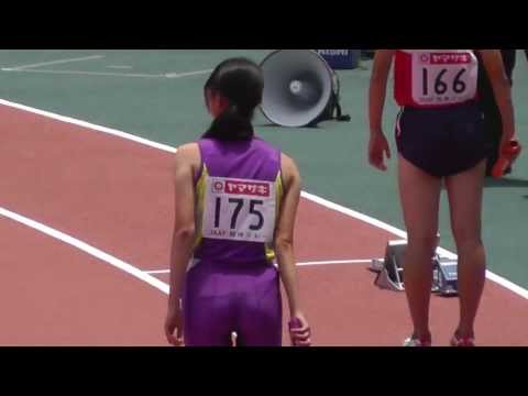 中学生女子 4x100mR リレー 第２組 日本陸上 サブイベント 2013.6.9 