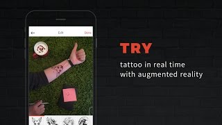 INKHUNTER - the best mobile app for trying on virtual tattoos using augmented reality
