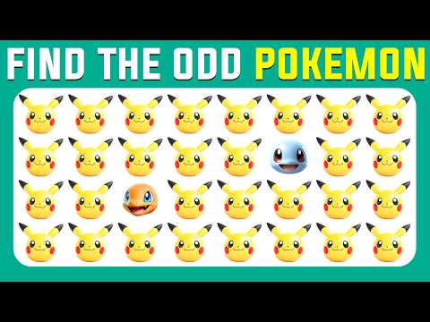 ⚡🧩🐾Find The Odd One Out - Pokemon Edition | 40 Levels | Quacky Quiz
