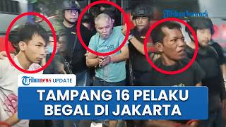 Tampang 16 Pelaku Begal di Jakarta, Ditangkap dalam 3 Hari hingga Senjata Api Disita Polisi