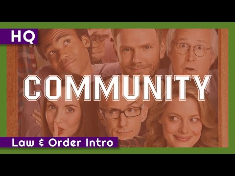 Thumbnail of the video: Community (2009-2015) Law & Order Intro