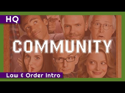 Video trailer för Community (2009-2015) Law & Order Intro