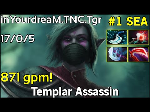 871 gpm! inYourdreaM [TNC.Tgr] Templar Assassin - Dota 2  7.19