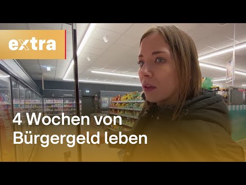 Selbstexperiment Bürgergeld: Reporterin leidet unter Einsamkeit | EXTRA – Das Magazin