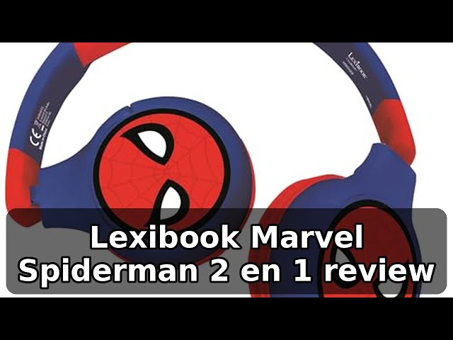 Vídeo relacionado con LEXIBOOK - Marvel Avengers - Auriculares 2 en 1 Bluetooth y con Cable, Estéreo, inalámbricos, con Cable, limitación de Sonido, Plegables, Ajustables, batería Recargable, Rojo/Azul, HPBT010AV
