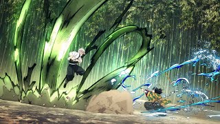 Giyu Tomioka vs Sanemi Shinazugawa||Water Hashira vs Wind Hashira|| Demon Slayer ||HD||English Sub