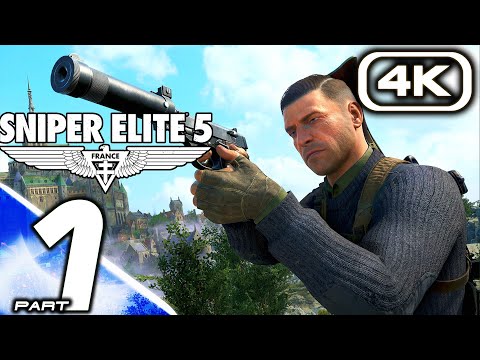 SNIPER ELITE 5 Gameplay Walkthrough Part 1 - The Atlantic Wall (4K 60FPS FULL GAME) No Commentary