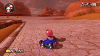 Bone-Dry Dunes - 1:47.447 - ダ (Mario Kart 8 World Record)