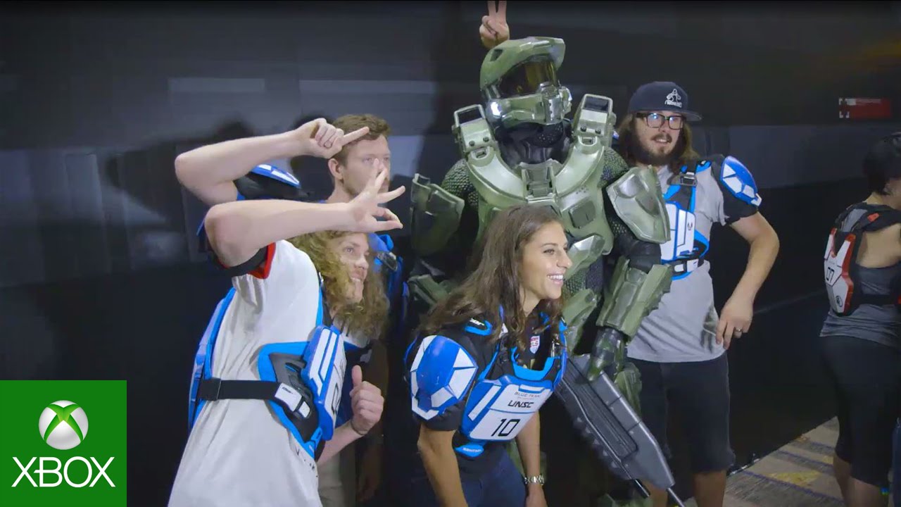Halo 5: Guardians Breakout Arena Celebrity Match - YouTube