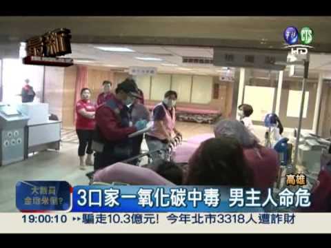 一氧化碳中毒害昏迷 2獲救1命危