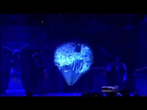 Der "on the rock" Fogscreen bei der Stunksitzung 2013 in Köln