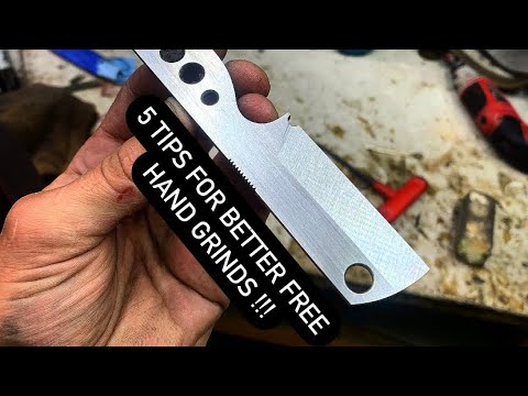 5 TIPS for better FREE HAND GRINDING!!!