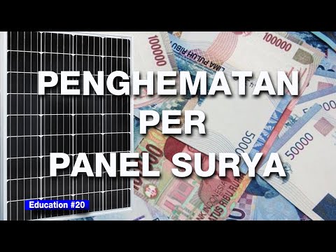 Education : Penghematan Per Panel Surya (ICASolar Channel)