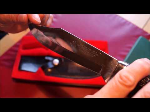 UNBOXING: vintage Linder Rehwappen RUKO Mark 6 Bowie-Knife Solingen Germany CANADA