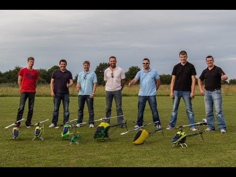 Die RC Heli Crew beim Team DDR Treffen Seehausen -