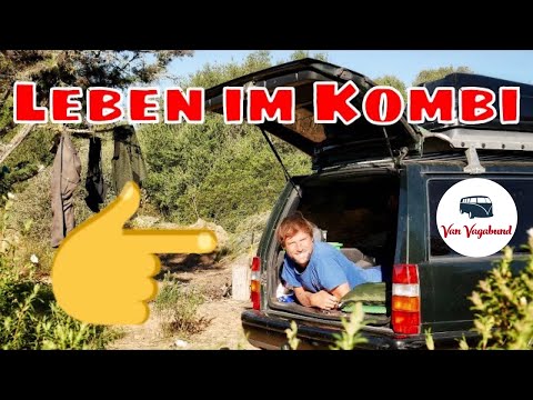 Leben im Auto - ganz EINFACH und ohne UMBAU - Leben im Kombi Volvo 940