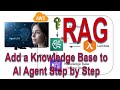 Add A Knowledge Base RAG To An AI Agent AWS Bedrock