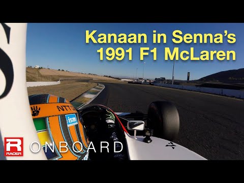 Kanaan Drives Senna's 1991 McLaren MP4/6 World Champion