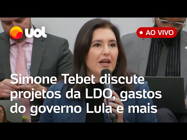 Simone Tebet fala na Câmara sobre LDO, gastos do governo e mais temas