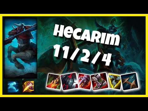 Hecarim vs Amumu EU Challenger JUNGLE (11/2/4) Gameplay Replay - Patch 10.23