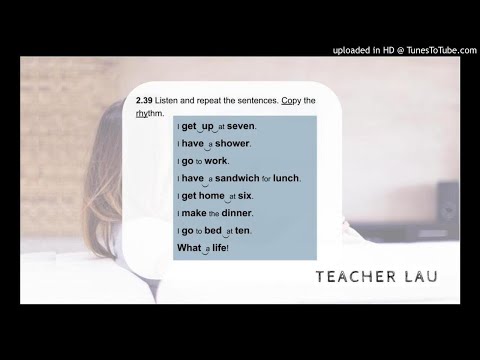 4B 2.39 Pronunciation: linking and sentence stress - copy the rhythm