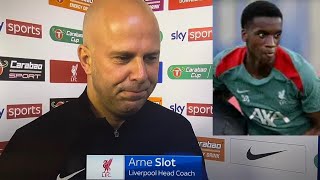 LIVERPOOL VS WEST HAM/ ARNE SLOT REVEALS WHY HE DID NOT FEATURE LIVERPOOL WONDER KID AFTER PROMISING