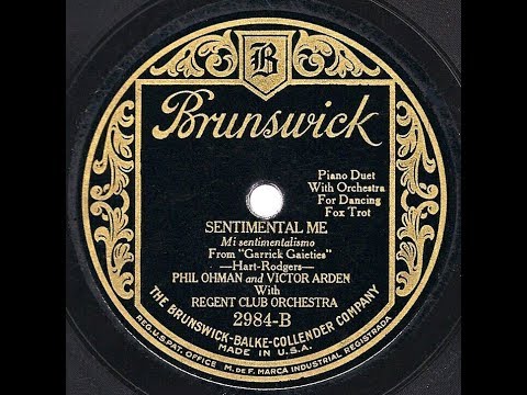 1926 HITS ARCHIVE: Sentimental Me - Arden & Ohman