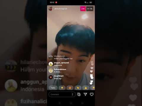 ALVIN CHONG blanje 😚GOODNITE KISS😘