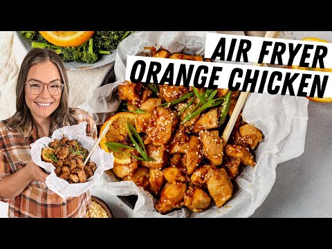 Air Fryer Orange Chicken