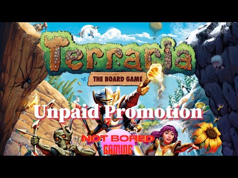 Terraria: The Boardgame - Unpaid Promotion - Not Bored Gaming