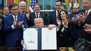 Trump firma el presupuesto que pone fin al cierre de Gobierno más largo en la historia de EE.UU.