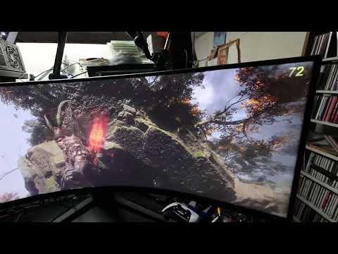 ゲーミングモニターのリフレッシュレート表示機能は「FreeSync:ON」「垂直同期:ON」で実行すると，リアルタイムフレームレート表示の変わりになる。家庭用ゲーム機のフレームレート計測にも使えます