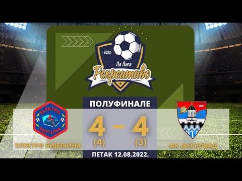 POLUFINALE: ELEKTRO BIJELJINA 4 - 4 FK LJESKOVAC