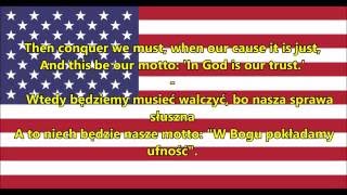 Hymn Stanów Zjednoczonych Ameryki - Anthem USA (EN/PL Tekst)