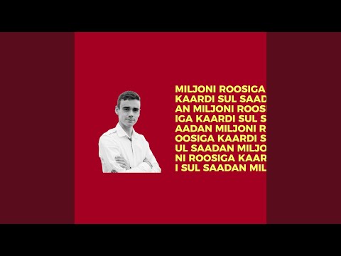 Miljoni Roosiga Kaardi Sul Saadan