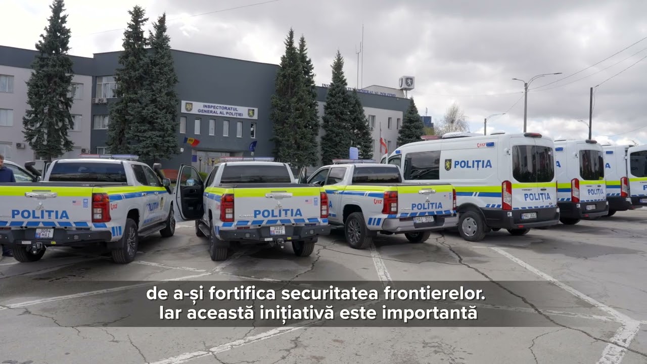 Poliția Republicii Moldova își consolidează capacitățile de intervenție cu echipamente moderne