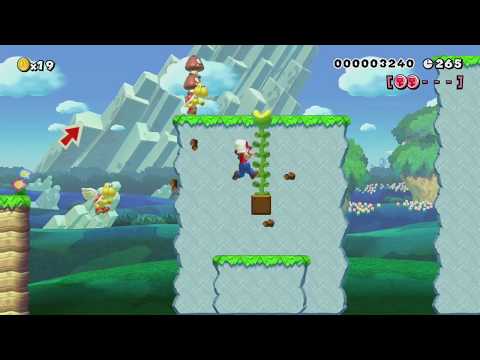 W1-1: Flower Fields by john - Super Mario Maker - No Commentary 1bl