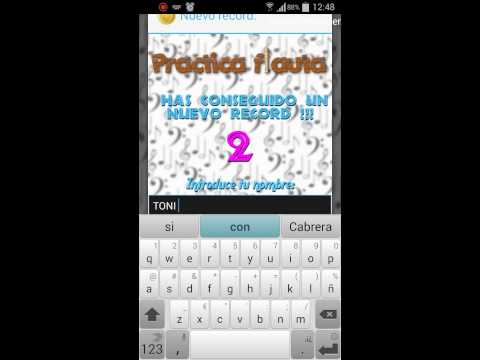 Practica flauta Video