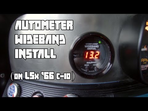 AutoMeter Wideband Gauge Install - REV J HD