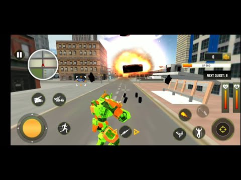 US Army Robot Missile Attack: Truck Robot Games Gameplay Walkthrough #1 (Android, IOS)