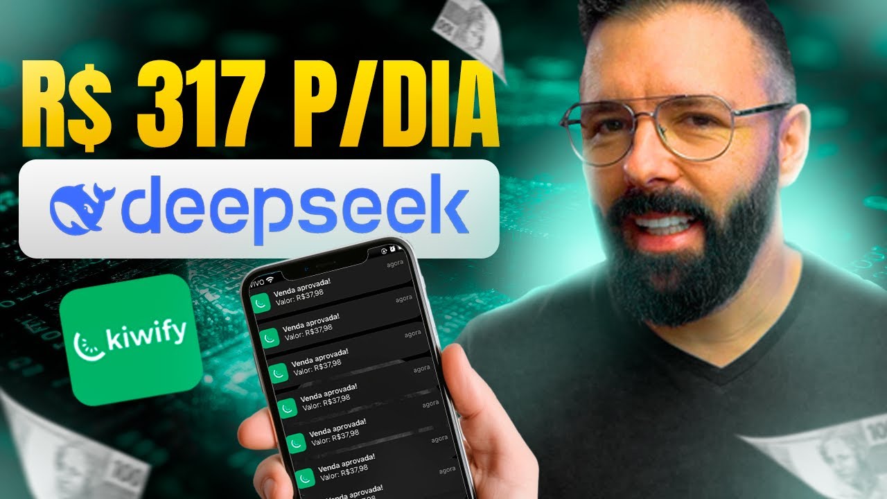 URGENTE: DEEPSEEK + KIWIFY = R$4.750 POR MÊS! Método Completo (Grátis Passo a Passo)