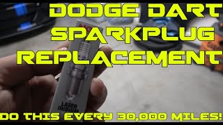 How to Change your Sparkplugs 2013 Dodge Dart 1.4L Turbo