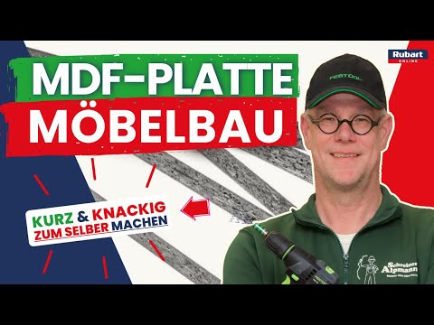 MDF Möbelbau leicht gemacht: Spax MDF-Schrauben & Festool Akkuschrauber | Rubart