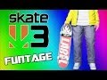 Skate 3 Funny Moments Wipeouts Tornado Hall Of Meat Coffin Flying Banana Slam Dunk