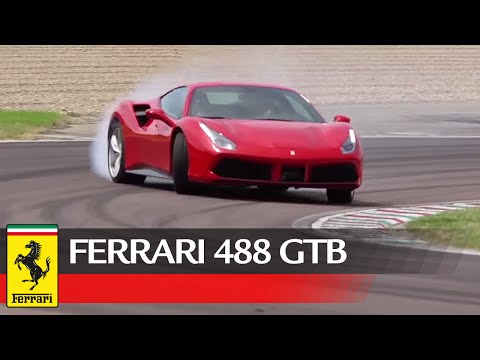 Ferrari 488 GTB demuestra su poder en la pista de Fiorano