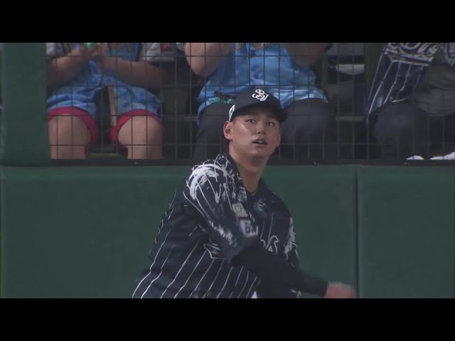 【3回表】落下地点まで一直線!! ライオンズ・西川愛也 左中間への打球をランニングキャッチ!!  2024年8月22日 埼玉西武ライオンズ 対 オリックス・バファローズ