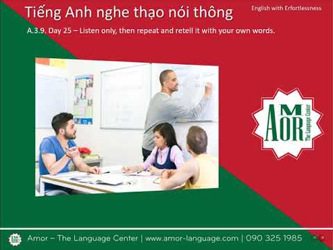 Tiếng Anh nghe thạo nói thông bài A.3.09.