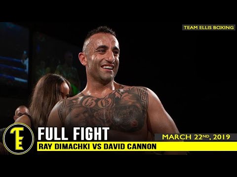 MASSIVE KO! RAY DIMACHKI VS DAVID CANNON - FULL FIGHT