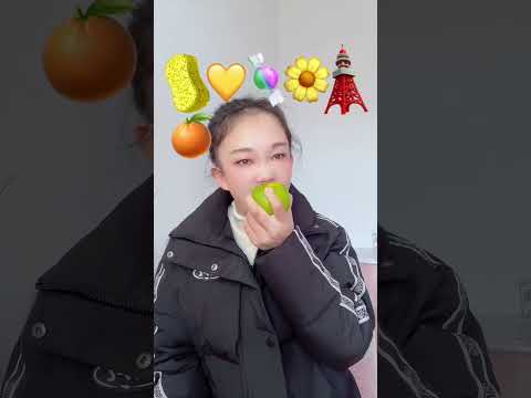 The challenge of eating emoticon pack with gourmet girl #263