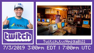 7/3/2019 Retro Setting up Commodore Amiga, C64 & Atari 800 for Westchester Amiga User Group Meeting